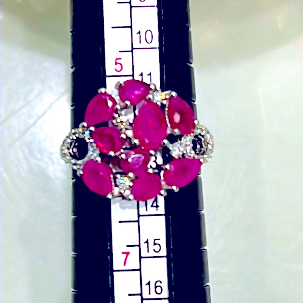 Genuine Ruby 14KGP Ring